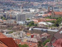 luchtfoto van stuttgart, duitsland foto