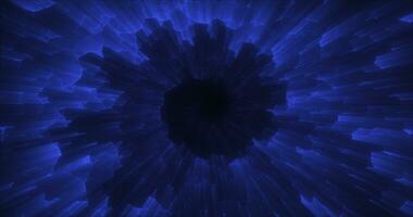 abstract blauw energie magisch gloeiend spiraal kolken tunnel achtergrond foto