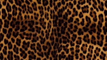detailopname hoog gedetailleerd luipaard huid textuur. Jachtluipaard vacht plek omhulsel papier naadloos patroon voor behang, achtergrond en ontwerp kunst werk ai generatief foto