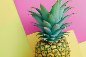 ananas. achtergrond. ai generatief pro foto