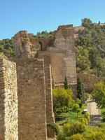 Malaga stad in spanje foto