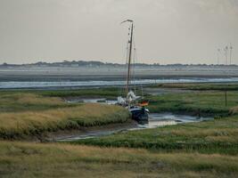 het eiland Spiekeroog in Duitsland foto