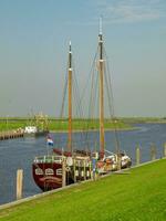 het eiland Spiekeroog in Duitsland foto