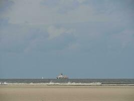 de strand van spiekeroog foto