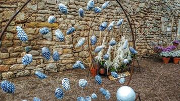 bloemenfestival in girona temps de flors, spanje. 2018 foto