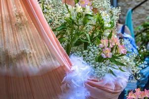 bloemenfestival in girona temps de flors, spanje. 2018 foto