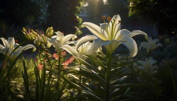 een levendig boeket van bloemen brengt natuur elegantie naar bruiloften gegenereerd door ai foto