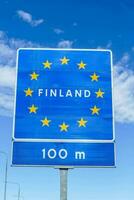 finland verkeersbord foto