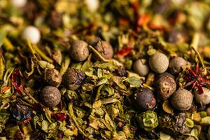 kruid rijk betoverend rempa is een boeiend verzameling dat transporten u naar een wereld van aromatisch specerijen en exotisch smaken foto
