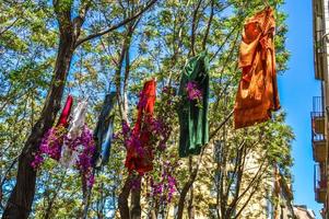 bloemenfestival in girona temps de flors, spanje. 2018 foto