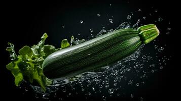 ai generatief een foto van courgette