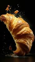 ai generatief een foto van croissant