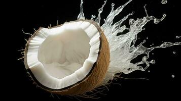 ai generatief een foto van kokosnoot