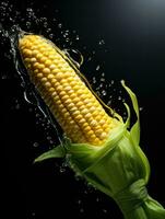 ai generatief een foto van maïs