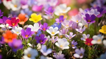 zomer voorjaar macro achtergrond structuur ai gegenereerd foto