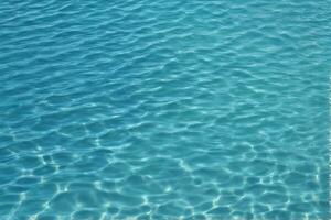 water achtergrond, water textuur, zwemmen zwembad water achtergrond, oceaan water achtergrond, blauw water achtergrond, ai generatief foto