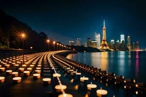 de stad van Tokio, Japan. ai-gegenereerd foto