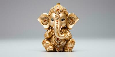 ganesha, uitnodiging, geluk, ganesha, god. gegenereerd ai foto