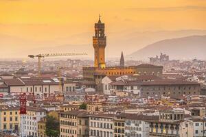 visie van de stad van Florence, stadsgezicht van Italië foto