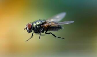 de behendig vlieg zoomt in door de lucht, mengen met van de natuur schoonheid. creëren gebruik makend van generatief ai gereedschap foto