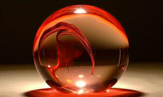 glas bubbel creëert een transparant beschermend schild creëren gebruik makend van generatief ai gereedschap foto