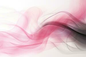 roze rook Aan een wit achtergrond, licht abstract textuur, afdrukken, banier foto