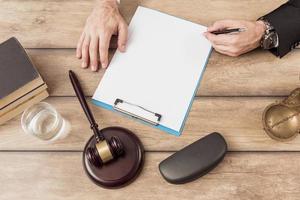 advocaat invullen document. resolutie en mooie foto van hoge kwaliteit