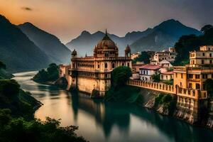 de mooi stad van lahore in Indië. ai-gegenereerd foto