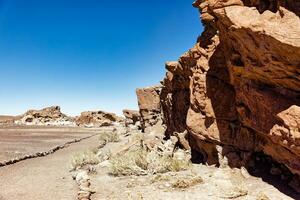 yerbas buenas archeologisch plaats - Chili. grot schilderijen - atacama woestijn. san pedro de atacama. foto