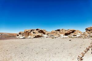 yerbas buenas archeologisch plaats - Chili. grot schilderijen - atacama woestijn. san pedro de atacama. foto