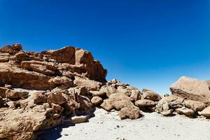 yerbas buenas archeologisch plaats - Chili. grot schilderijen - atacama woestijn. san pedro de atacama. foto