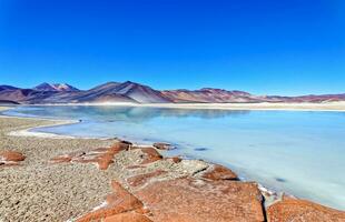 piedra's rojas - atacama woestijn - san pedro de atacama. foto