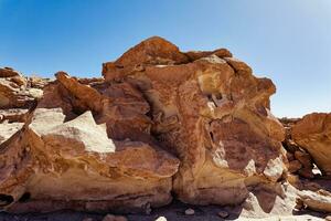 yerbas buenas archeologisch plaats - Chili. grot schilderijen - atacama woestijn. san pedro de atacama. foto