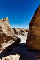 yerbas buenas archeologisch plaats - Chili. grot schilderijen - atacama woestijn. san pedro de atacama. foto