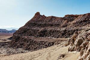 landschappen van de atacama woestijn - san pedro de atacama - el loa - antofagasta regio - Chili. foto