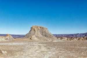 landschappen van de atacama woestijn - san pedro de atacama - el loa - antofagasta regio - Chili. foto