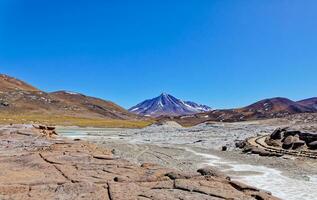 piedra's rojas - atacama woestijn - san pedro de atacama. foto