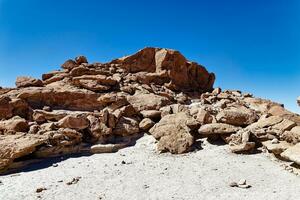 yerbas buenas archeologisch plaats - Chili. grot schilderijen - atacama woestijn. san pedro de atacama. foto