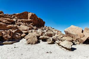 yerbas buenas archeologisch plaats - Chili. grot schilderijen - atacama woestijn. san pedro de atacama. foto