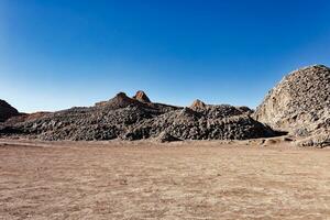 landschappen van de atacama woestijn - san pedro de atacama - el loa - antofagasta regio - Chili. foto