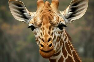 giraffe. achtergrond. ai generatief pro foto