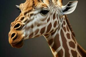 giraffe. achtergrond. ai generatief pro foto