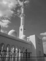 moskee in Abu Dhabi foto