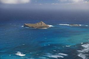 luchtfoto van oahu hawaii foto