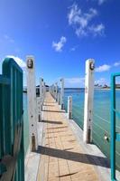 pier bij waikiki beach honolulu hawaii foto