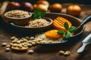 de voordelen van aan het eten een eetpatroon rijk in fruit en groenten. ai-gegenereerd foto