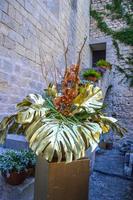 bloemenfestival in girona temps de flors, spanje. 2018 foto