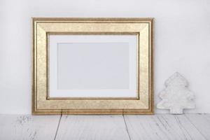gouden frame met hart foto