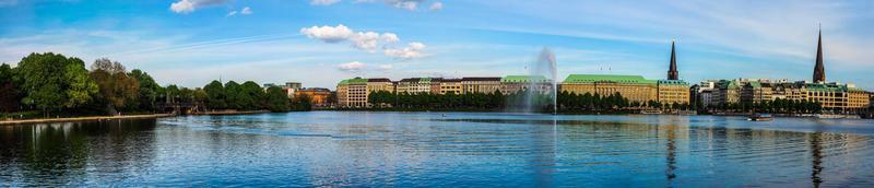 binnenste alstermeer in hamburg foto