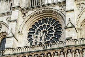 de kathedraal van Notre Dame in Parijs, Frankrijk foto